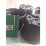 گلدان پلاستیکی رنگ مشکی سایز 10