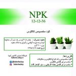 کود مخصوص کاکتوس، ساکولنت و گلدهی گیاهان گلدار ( کود پتاس بالا NPK 12-12-36)